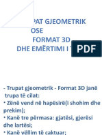 Matematikë KL - IV Format 3D Dhe Emërtimi I Tyre