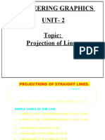 Projections of Line