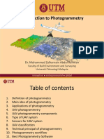 Introduction To Photogrammetry For UTM