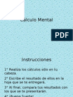 Cálculo Mental