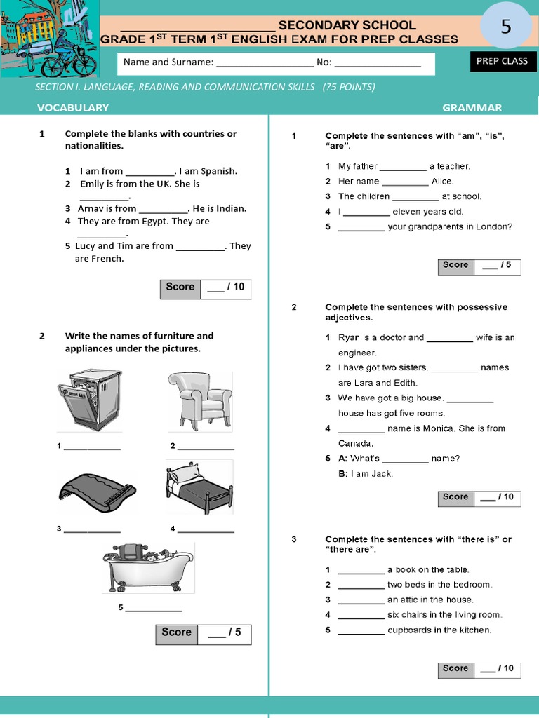 First Term Exam Preparation Guide | PDF | Tests | Qualifications