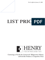 Produts and List Prices 2006