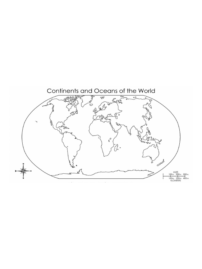 World Physical Map Blank | PDF