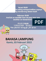 Bahasa Lampung 03 Februari 2022