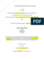 Traditional ThesisDissertation Template