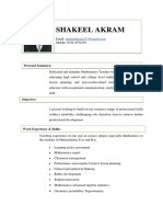 CV Shakeel