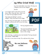 The Boy Who Cried Wolf Story