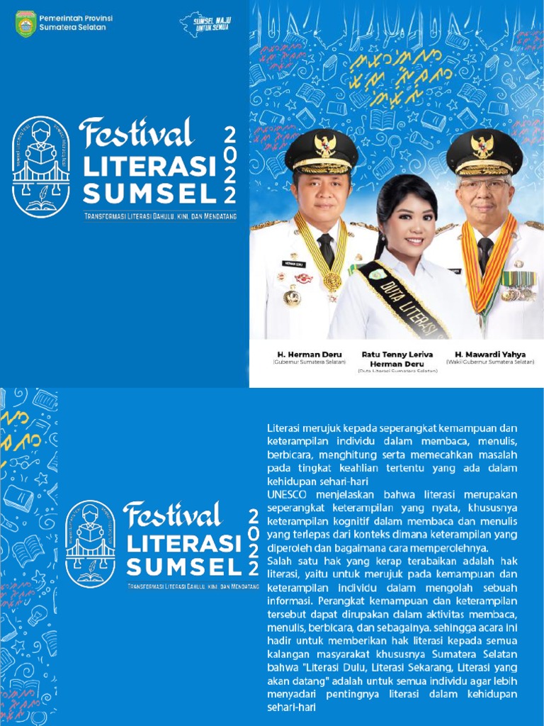 Festival Literasi Sumsel 2022 | PDF