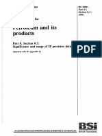 (BS 2000-0!3!1996) - Methods of Test For Petroleum and Its Products. General Introduction. Significance and Usage of IP Precision Data