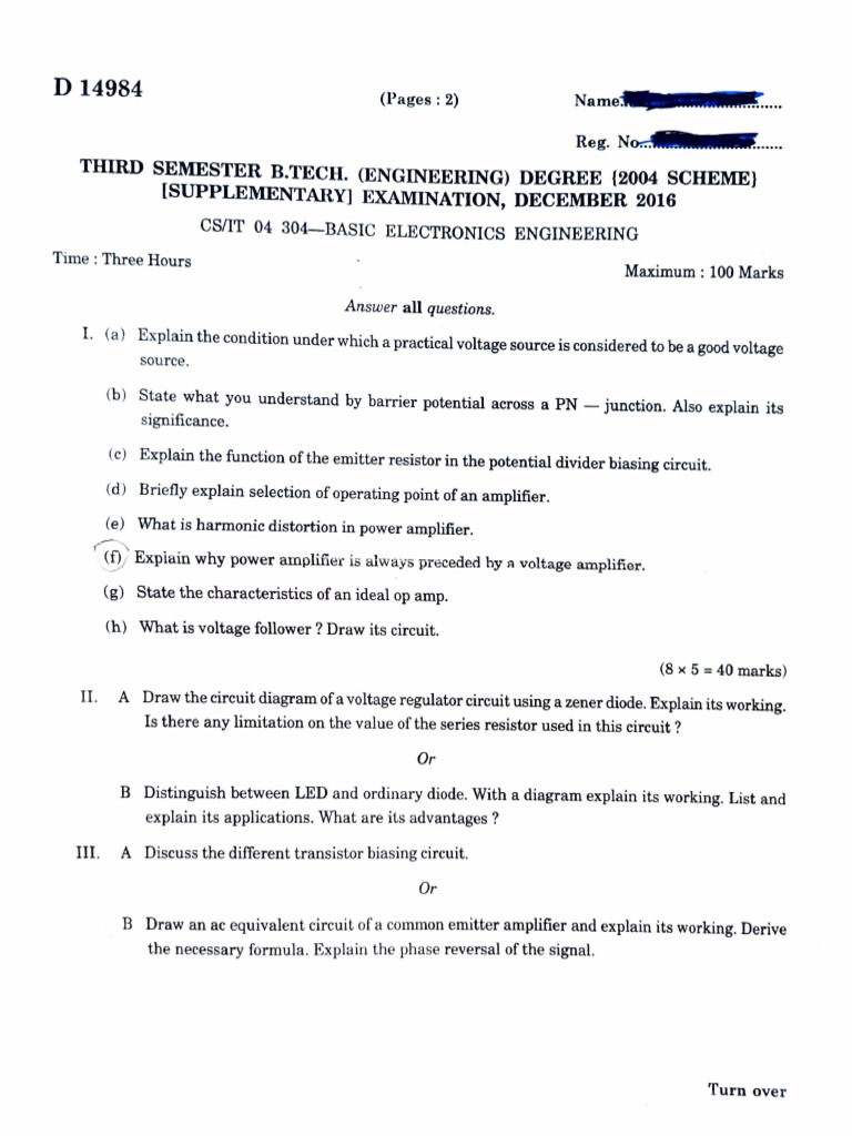 Cs it 04 304 basic electronics engineering pdf amplifier