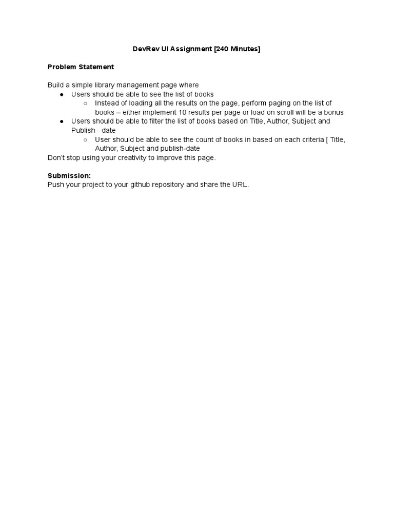 Devrev Ui Assignment Pdf