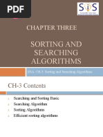 DSA-Chapter 3 - Sorting and Searching Algorithms