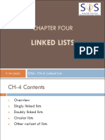 DSA-Chapter 4 - Linked List - v1.0