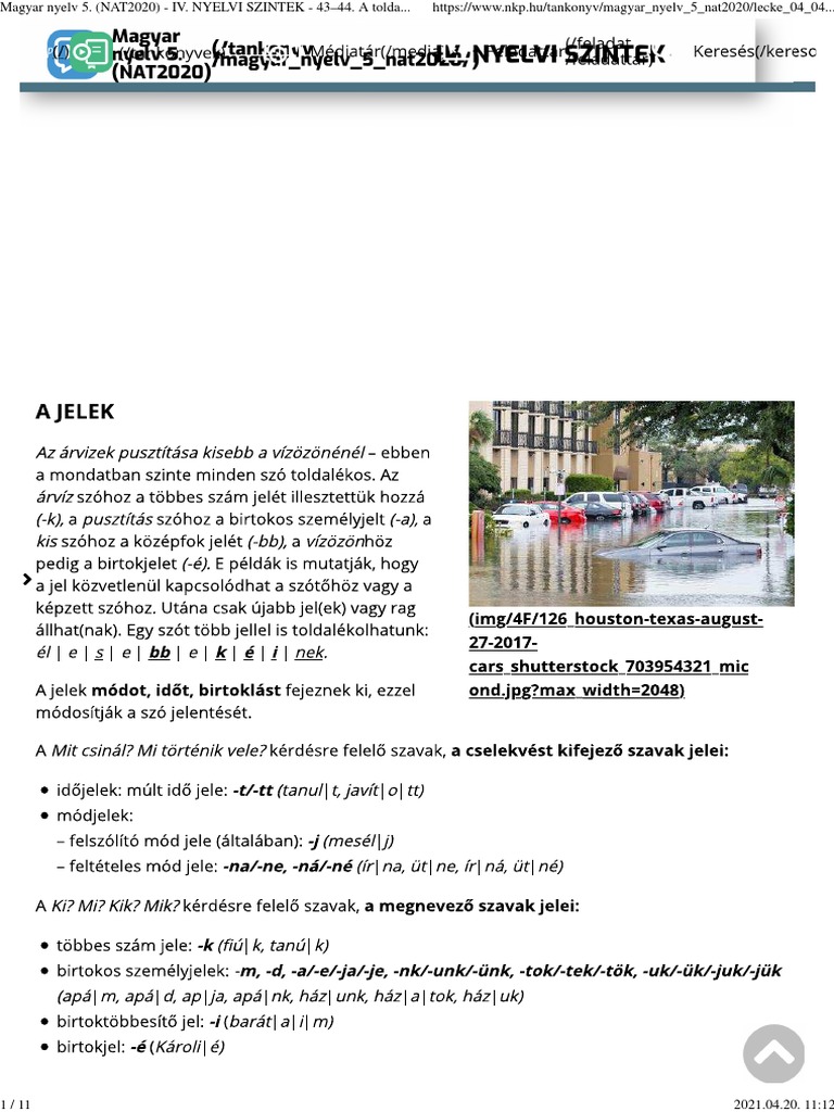 magyar-nyelv-5-nat2020-iv-nyelvi-szintek-43-44-a-toldal-kok