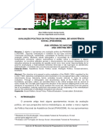 Ekeys, Avaliação Política Da Política Nacional de Assistência Social (Pnas2004)