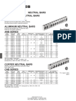 Multi-Circuit Neutral Bars Neutral Bars: Dual-Rated