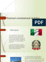 Sistemul Constitutional Al Italiei