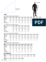 Tranemo Size Guide