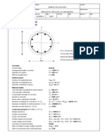 Braced RC Circular Column Design - Sample Calculation (As 3600)