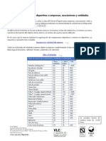 Reserva de Instalaciones Deportivas A Empresas, Asociaciones y Entidades