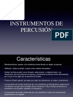 Instrumentos Percusión