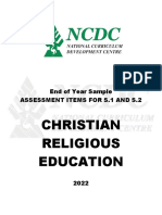 NCDC - Cre Sample Assessment Test Items - s1-s2 - 2022