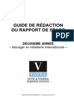 Guide Rapport de Stage m2 - Mai 2021