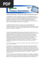 Montaje Tanque Australia No Armco