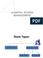 Store Management in Hospitals