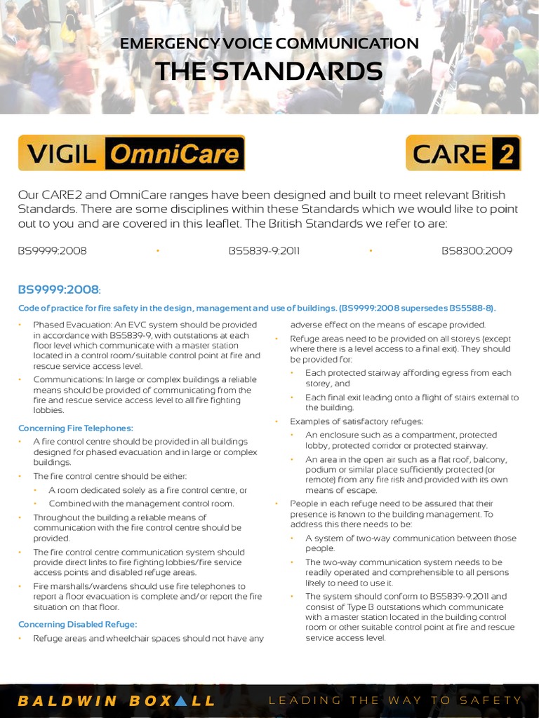 EVC Standards WEB PDF Emergency Evacuation Stairs