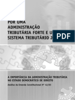 A Importância Da Administração Tributária No Estado - Sacha Calmon