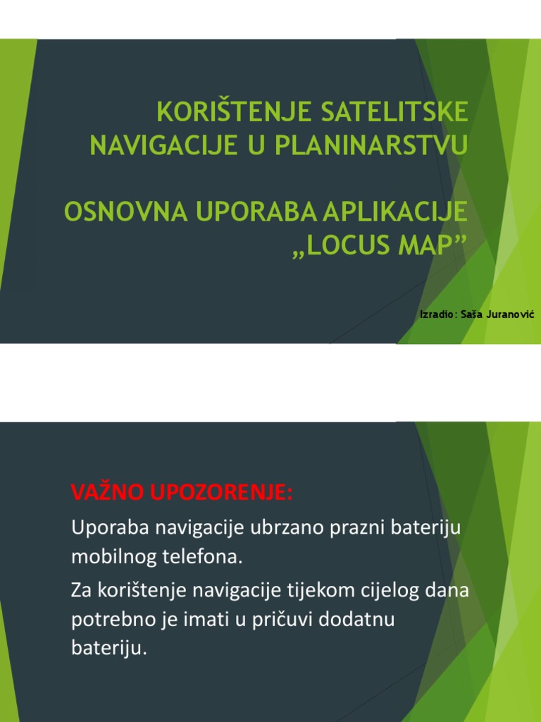 Locus Map Prezentacija 1 | PDF