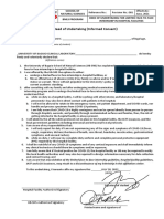 Deed of Undertaking Limited F2F Internship