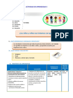 D4 A3 SESION ¿Los Niños y Niñas Nos Tratamos Con Igualdad