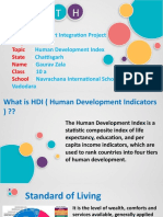 Measuring Human Development in Chattisgarh