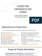 2 - Estudos para Elaboração Do Projeto Básico