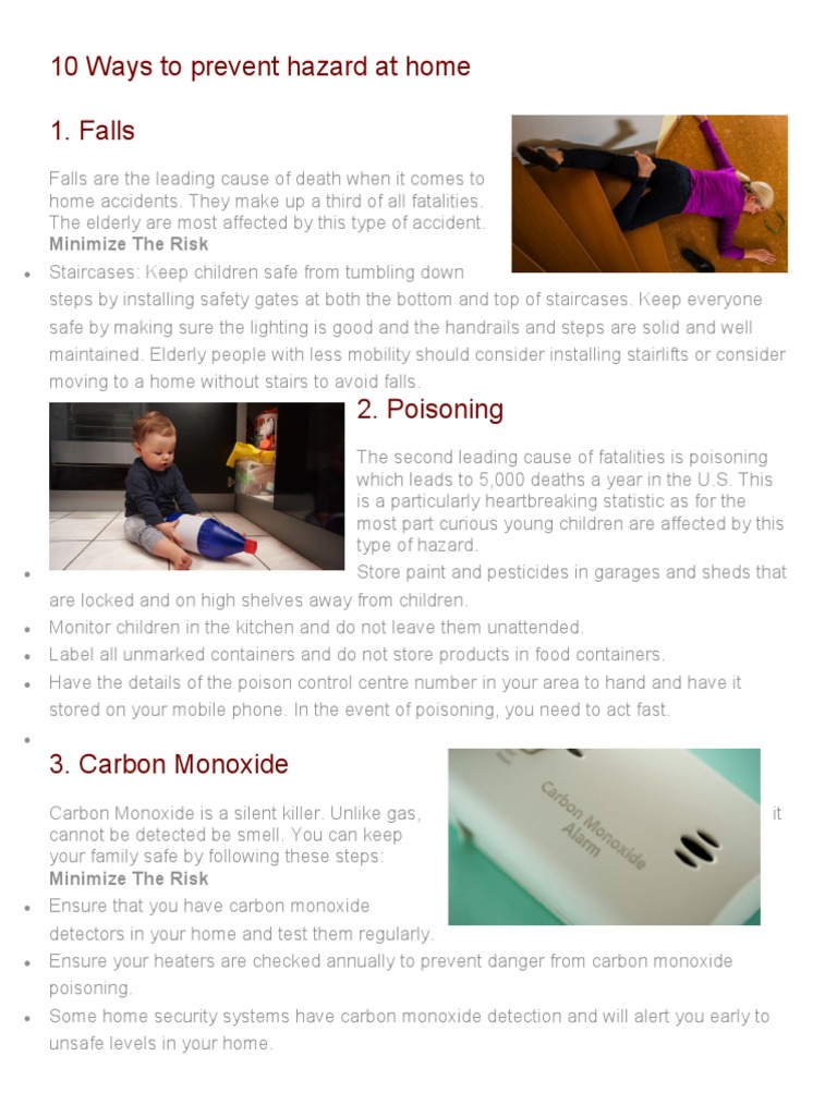 10 Ways To Prevent Hazard at Home PDF Dishwasher