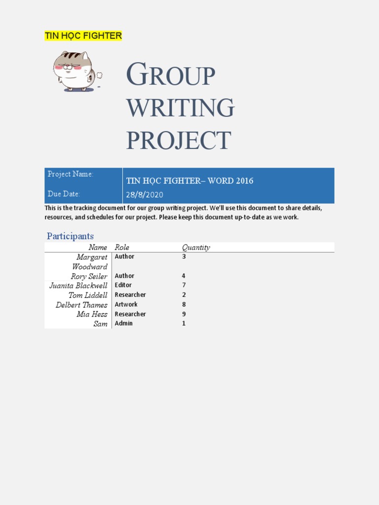 Group Writing Project: TIN HỌC FIGHTER | PDF | Software | Computing