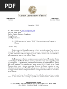 Letter From Department of State General Counsel Brad Mcvay