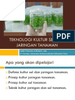 Teknologi Kultur Sel Dan Jaringan Tanaman