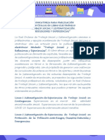 Convocatoria Artículos Libro Sistematización Reflexiones y Experiencias