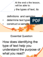 Understanding Text Types and Their Purposes