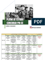 Planejamento para Concurso Pmce Livia