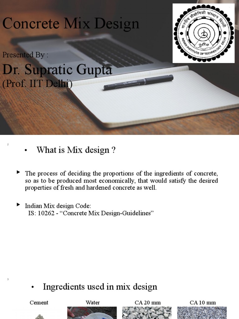 Mix Design | PDF | Concrete | Cement
