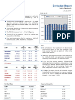 Derivatives Report 22nd July 2011