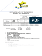 Les Caraibes Contracted Rate Nov 1 - Dec 31, 2023