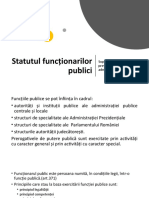 Statutul Funcționarilor Publici