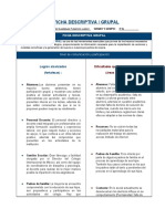 Ficha Descriptiva Grupal Fulgencio