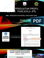 Projek Penguatan Profil Pelajar Pancasila (P5) : 0leh: Subagiyo Santosa, S.PD, S.Pdi, M.PD Boyolali, 29 September 2022