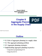 Forelæsning 10 Aggregate Planning II Chopra & Meindl